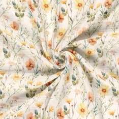 Kukat 130 cm tuplaharsokangas