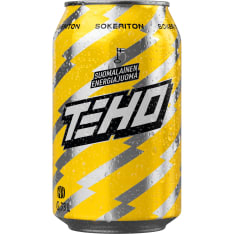 TEHO Sokeriton 0,33 l energiajuoma
