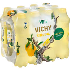 Villi Vichy Sitruuna 0,33l 12-pack maustettu kivennäisvesi