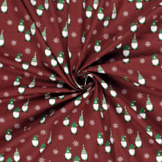 Tontut 145 cm puuvillapopliinikangas