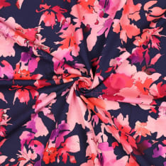 Flowers 148 cm jersey fabric