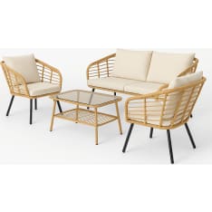 Pohjola Garden Pihla polyrottinki ulkosohvaryhmä