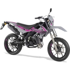 Rieju MRT 50 SM LOW harmaa/pinkki mopo