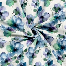 Flowers 150 cm french terry