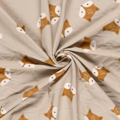 Foxes 150 cm french terry