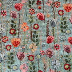 Textil Kesäkukat 140 cm gobelinkangas