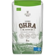 Kinnusen Mylly 2 kg luomuohrajauho