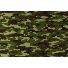 Camouflage-patterned 150 cm cotton fabric