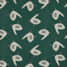Geese 120 cm rib jersey fabric