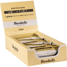 Barebells White Chocolate Almond 12x55 g proteiinipatukka