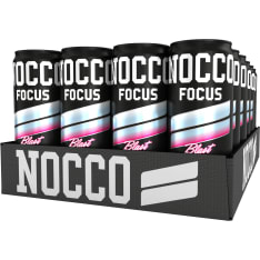 Nocco Focus3 Raspberry Blast 24x330ml energiajuoma