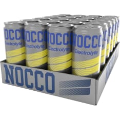 NOCCO Electrolyte Lemon Lime 24x355ml energy drink