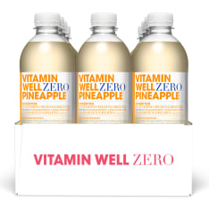 Vitamin Well Zero Pineapple 12x500ml hyvinvointijuoma