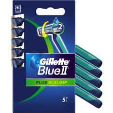 Gillette Blue II Plus Slalom 5 kpl varsiterä