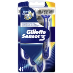 Gillette Sensor3 4 kpl varsiterät