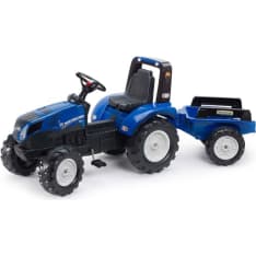 FALK New Holland polkutraktori peräkärryllä