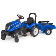FALK New Holland polkutraktori peräkärryllä