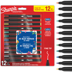 Sharpie Creative Marker 12kpl kapeakärkiset akryylitussit