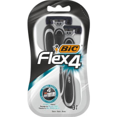 Bic Flex 4 Comfort 3 kpl/pss varsiterät