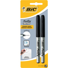 BIC Marking 2 kpl musta tekstiilitussi
