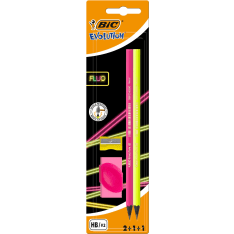 BIC Evolution Fluo pencil set