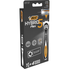 Bic Hybrid Flex 5 varsi + 4 terää