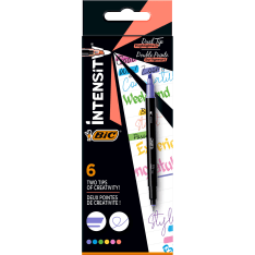 BIC Intensity Dual-Tip 6kpl korostuskynä