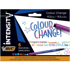 BIC Intensity Color Change 6 fiber pencils