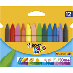 BIC Kids Plastidecor Triangle 12kpl muovivahaliitu