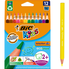 BIC Kids Evolution Triangle 12kpl kolmiovärikynä