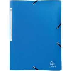 Exacompta 3.flap folder PP A4 recycled blue