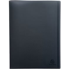 Exacompta Presentation Folder Recycled 50 Pockets Black