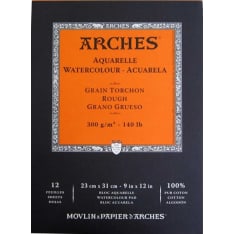 Canson Arches Aquarelle Watercolor 300g/m² 23 x 31cm aquarellilehtiö