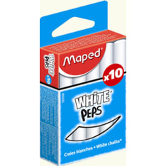 Maped White Peps 10kpl valkoinen taululiitu