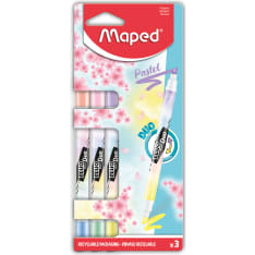 Maped FluoDuo pastelli 3kpl 2-päinen huopakynä