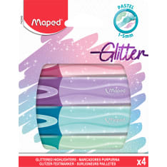 Maped Glitter 4 kpl korostuskynä