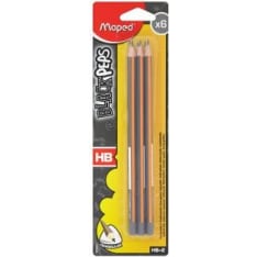 Maped Black Peps 6 pcs HB pencil