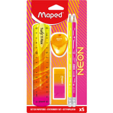 Maped 981883 stationery set neon 5 pcs