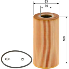 Bosch 1 457 429 278 Öljynsuodatin