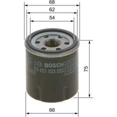 Bosch 0 451 103 292 Öljynsuodatin