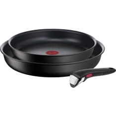Tefal Ingenio Eco Resist musta 3-osainen paistinpannusettita