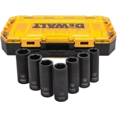 Dewalt power socket set 7-piece.