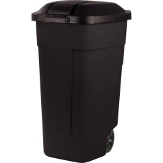 Curver black 110l waste container
