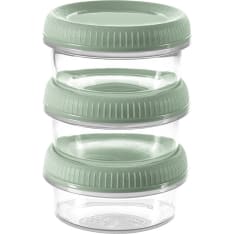 Curver 3pcs 0.08l round jars