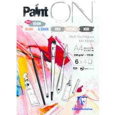 Clairefontaine PaintON Pad A4 250g Mixed media