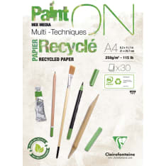 Clairefontaine PaintON A4  White 250g Mixed Media