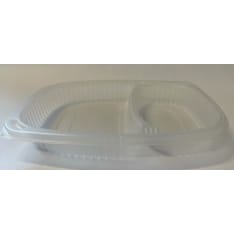 Cookipack 1050 ml 2-part clear container