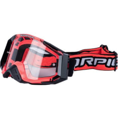 SCORPION Cross goggles Black/red antifog clear