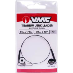 VMC Titanium Jerk Leader 1x1, 34kg, 30cm, 1pcs