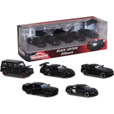 Majorette Black Edition Giftpack 5-pack pikkuauto